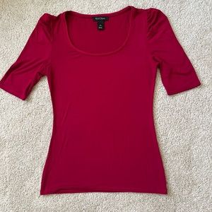 WHBM classic knit scoop neck top